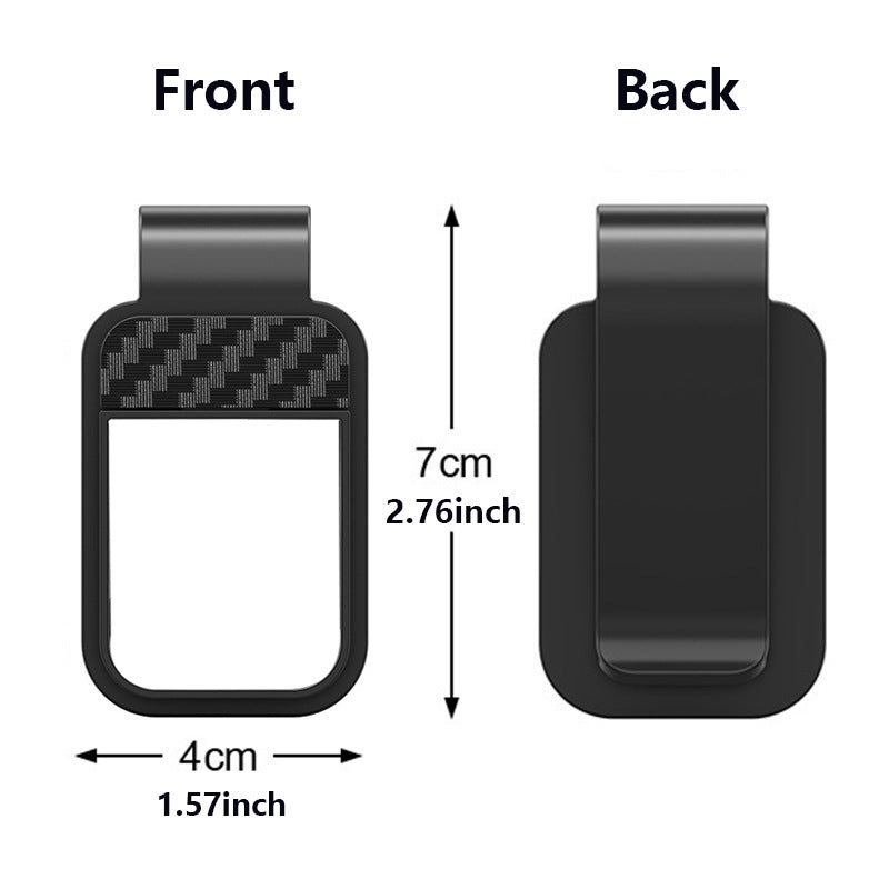 Blank Sublimation Sunglasses Holder for Car Sun Visor Car Accessories Interior 100Pack China Warehouse