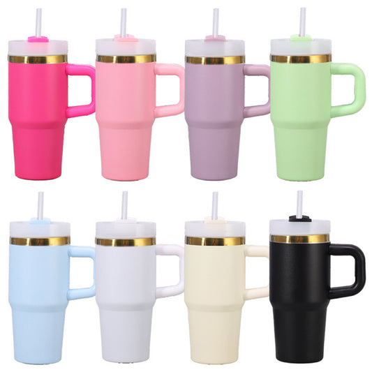 Kids 14oz Gold Plated Tumblers Mugs with Handle for Laser Engraved 24Pack China Warehouse
