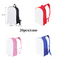 Kids Blank Sublimation School Backpack 20 Pack China Warehouse Ship by Air or Sea