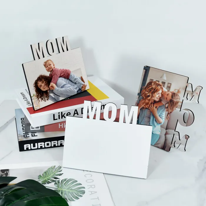 Mother's Day Best Gifts MOM MDF Blank Sublimation Photo Frames 180*150mm 60Pack USA Warehouse