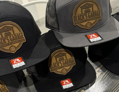 Men Richardson 168 Flat Bill Leather 7-Panel Trucker Hats 50 Pack China Warehouse