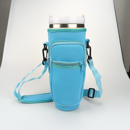 Water Bottle Pouch for Stanley Quencher Series Tumblers Cup Backpack with Multiple Pockets for Phone, Cards, Keys (Bag Only) 20Pack China Warehouse