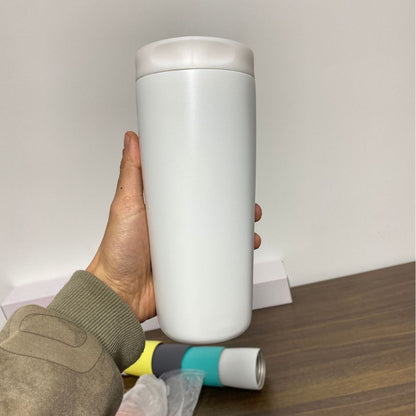 12oz 20oz Owala Style Double Wall Stainless Steel Tumblers with Direct Drinking Lids 25Pack China Warehouse