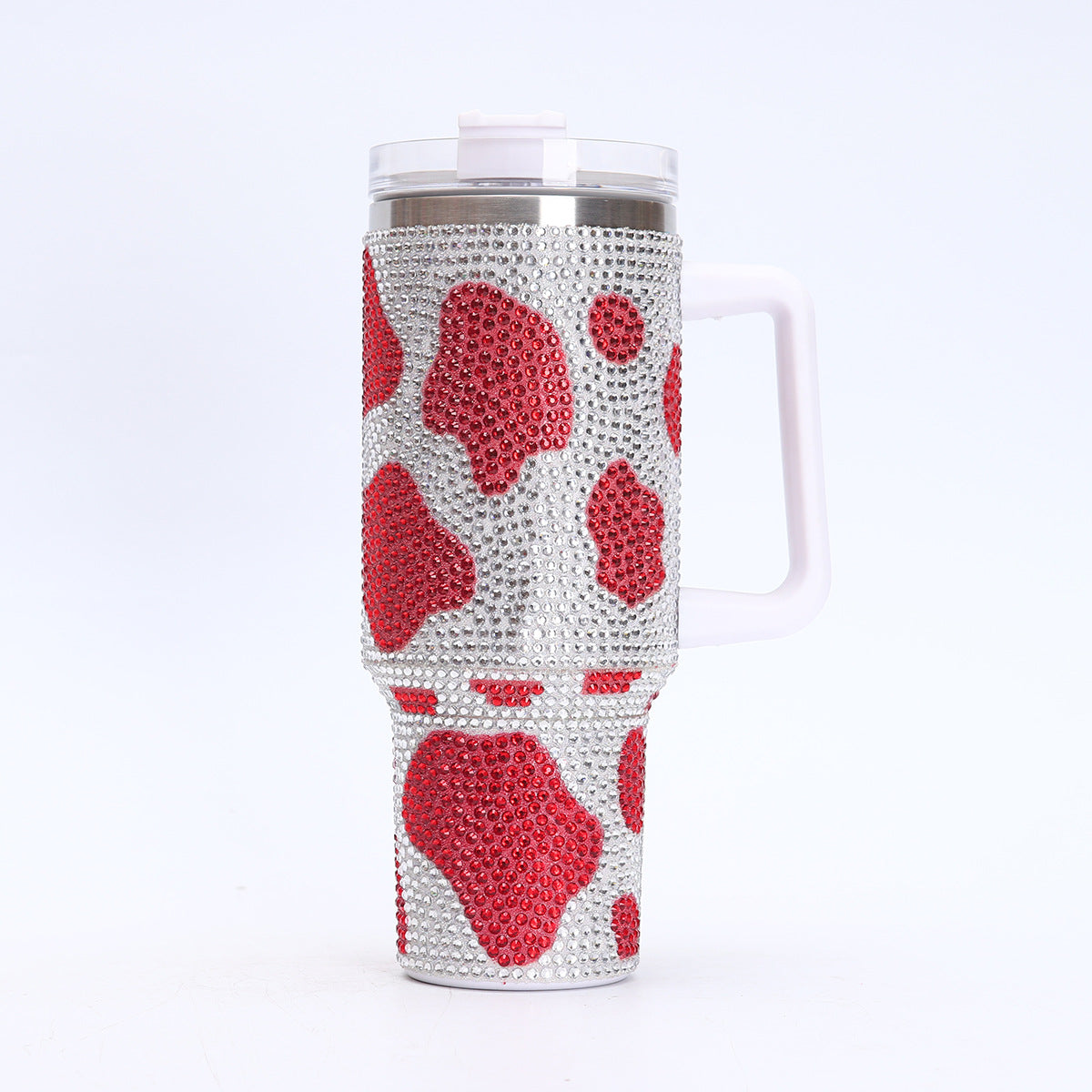 40oz Cow Rhinestone Bling Tumblers Cute Travel Mugs with Handle 20Pack China Warehouse